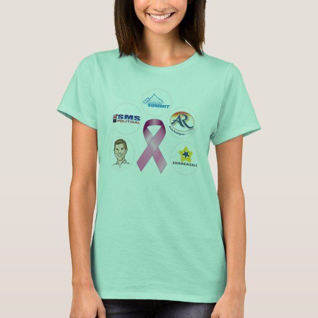 T-shirt AffiliatesAgainstCancer (Devant)