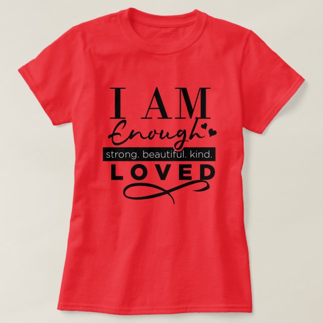 T-shirt Affirmation (Design devant)