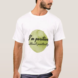 T-shirt affirmation motivationnelle d'acceptation personne
