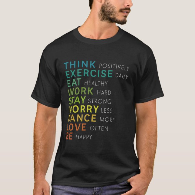 T-shirt Affirmation Positive Inspirante Motivation (Devant)
