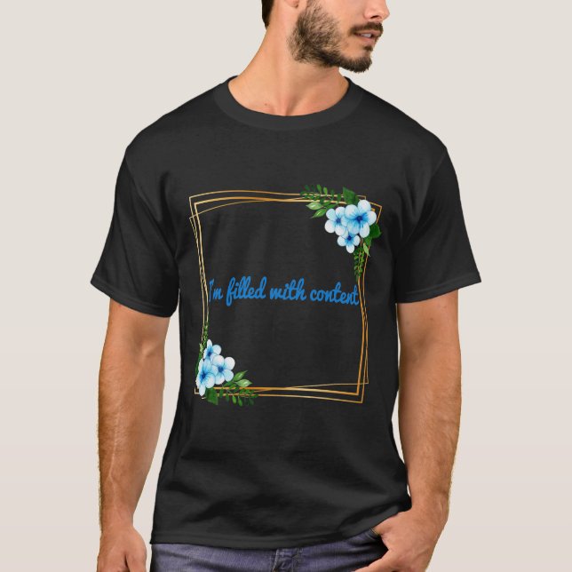 T-shirt Affirmations de vibrations positives du matin (Devant)