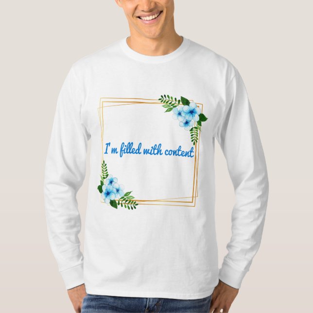 T-shirt Affirmations de vibrations positives du matin (Devant)