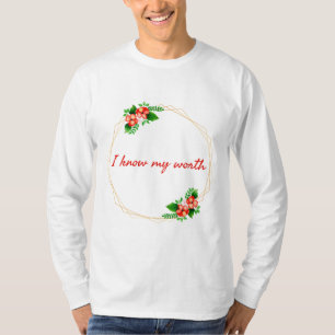 T-shirt affirmations motivationnelles pour la vie