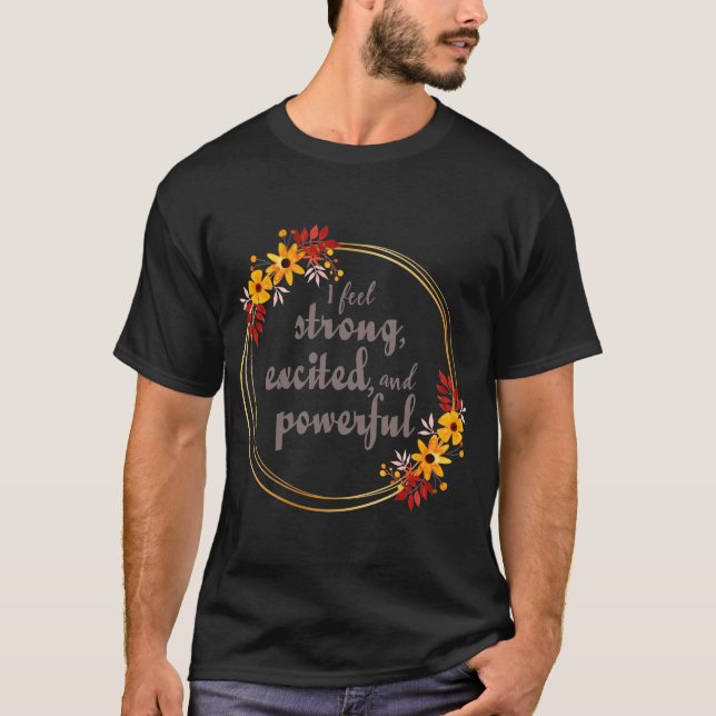 T-shirt affirmations motivationnelles pour l'acceptation d (Devant)