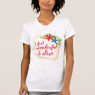 T-shirt affirmations motivationnelles pour l'amour-propre