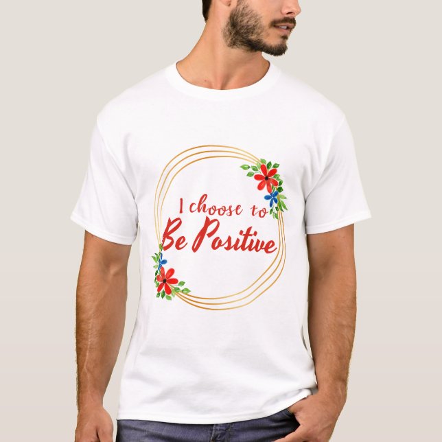 T-shirt affirmations positives citations pour acceptation  (Devant)