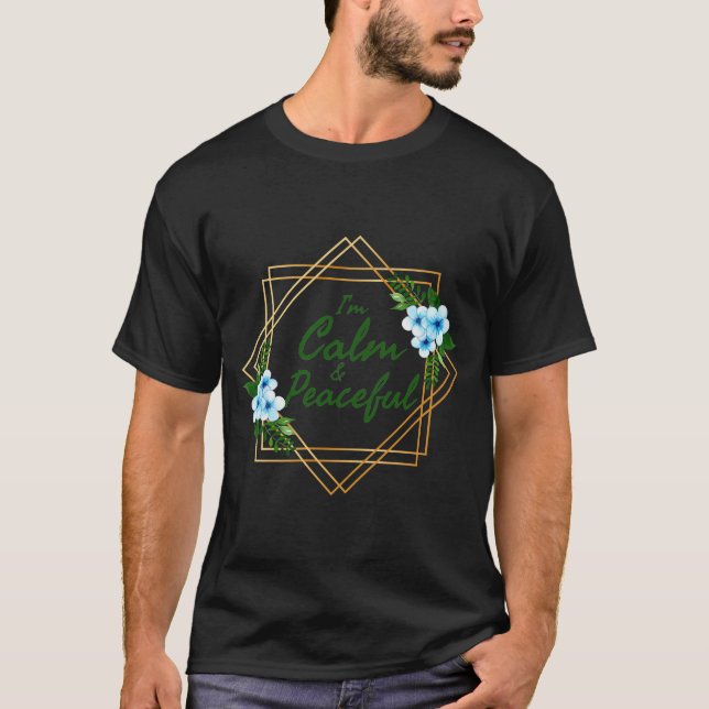 T-shirt affirmations positives pour la journée (Devant)