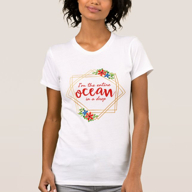 T-shirt affirmations positives pour l'acceptation de soi (Devant)