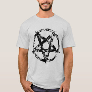 T-shirt affligé de pentagone étoilé