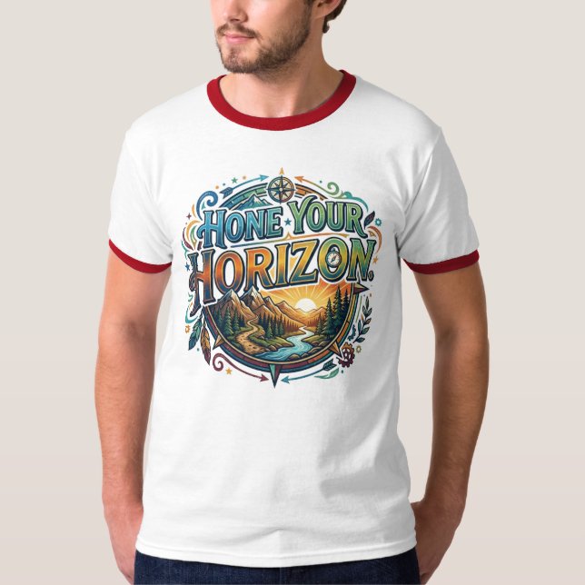 T-shirt Affûter Votre Horizon (Devant)