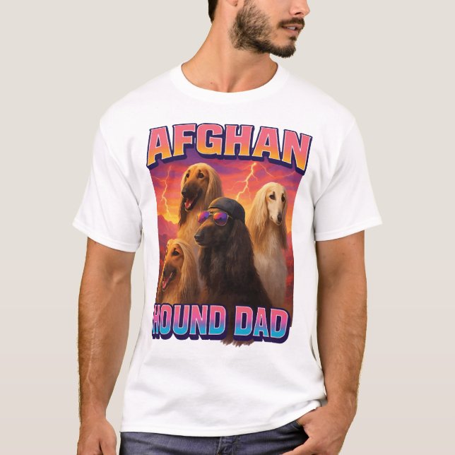 T-shirt Afghan Hound (Devant)