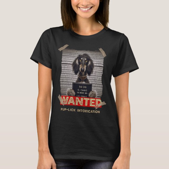 T-shirt Afghan Hound (Devant)