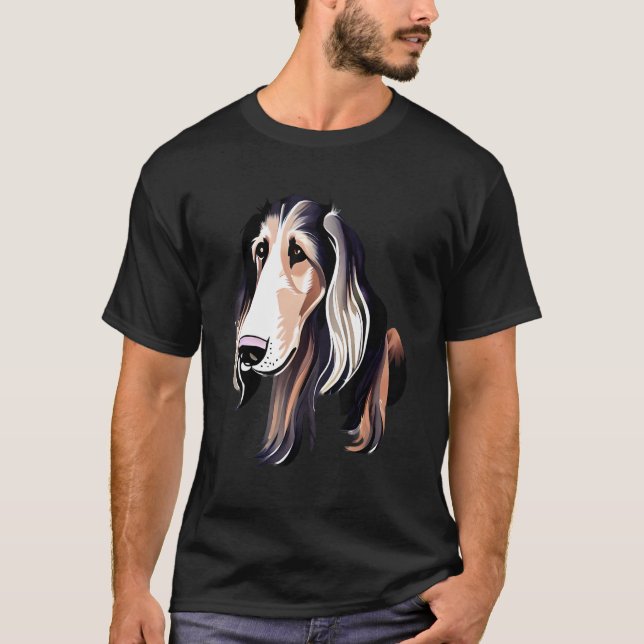 T-shirt Afghan Hound dog breeds  Classic Family Matching (Devant)