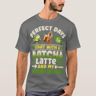 T-shirt Afghan Hound Matcha Latte