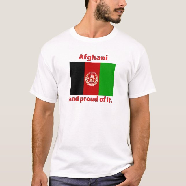 T-shirt afghani fier (Devant)