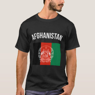 T-shirt Afghanistan Drapeau Afghanistan
