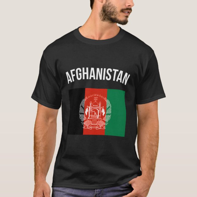 T-shirt Afghanistan Drapeau Afghanistan (Devant)