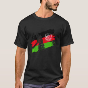 T-shirt Afghanistan Drapeau Afghanistan Joueur du drapeau 