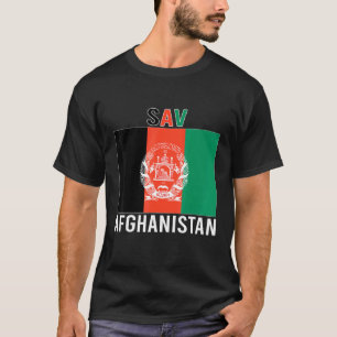 T-shirt Afghanistan Drapeau gratuit Afghanistan Sauvez Kab