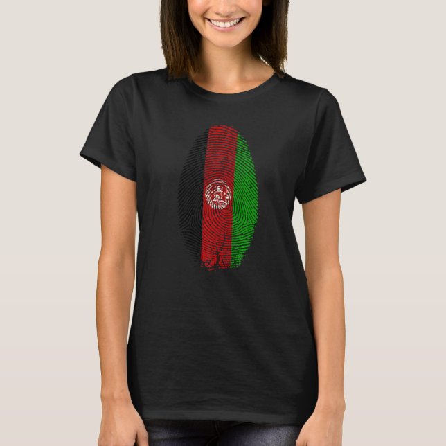 T-shirt Afghanistan Drapeau imprimé C'est dans mon cadeau  (Devant)