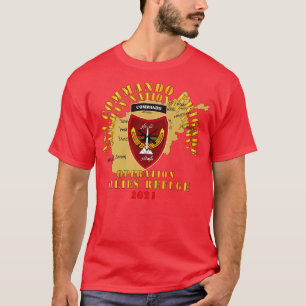 T-shirt AfghanistanANA Commando Brigade opération Allies R