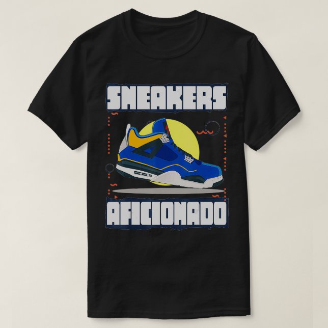 T-shirt Aficionado Basket bleu (Design devant)