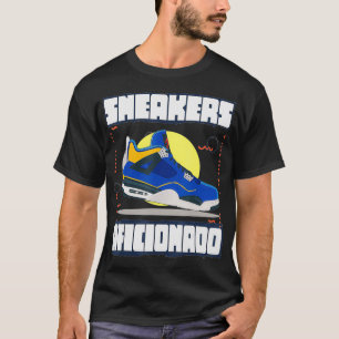 T-shirt Aficionado Basket bleu