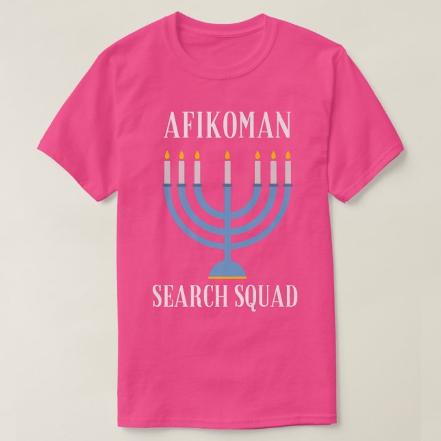 T-shirt Afikoman Search Squad Funny Passover Seder Hanukka (Design devant)