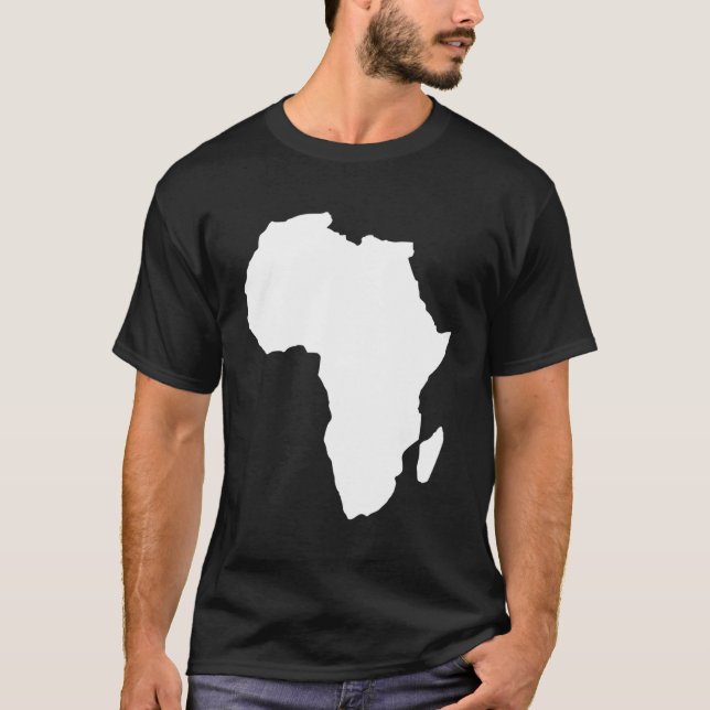 T-shirt Africa map (Devant)