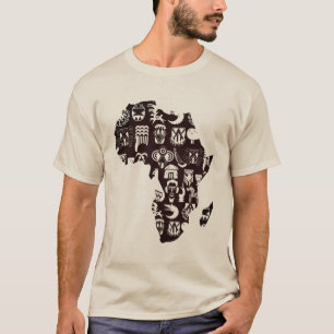 T-shirt Africa map