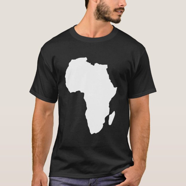 T-shirt Africa map (Devant)