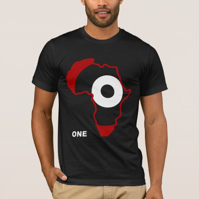 T-shirt Africa One Shirt (Bella Canvas) (Devant)