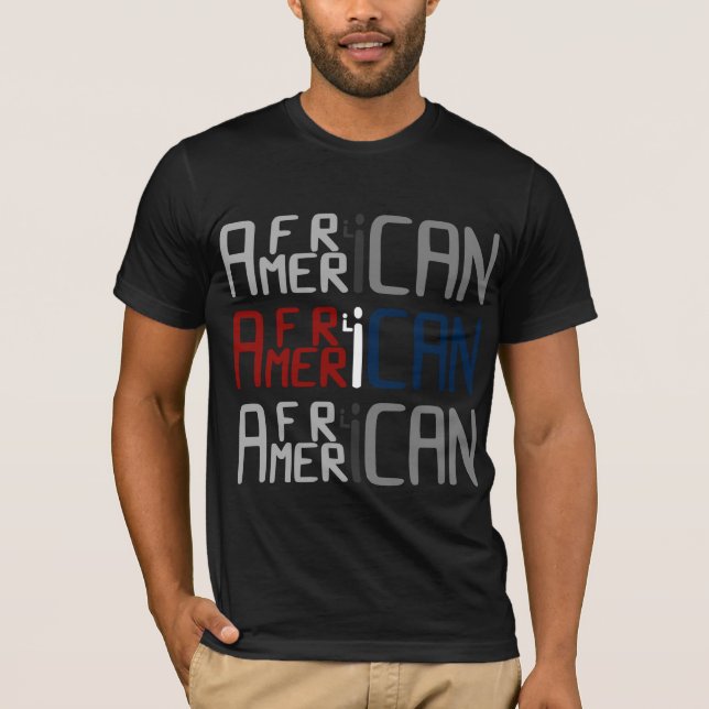 T-shirt Africain-Américain (Devant)
