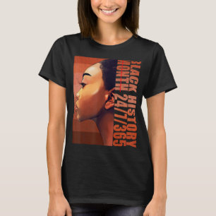 T-shirt Africain Melanin Noir 247365 Mois de l'histoire de