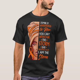 T-shirt Africaine Femme Afro I Am The Storm COPD Sensibili