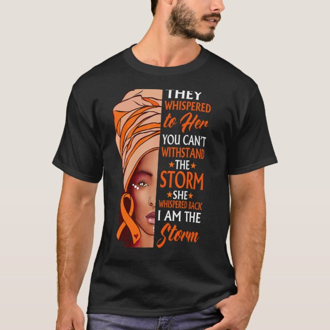 T-shirt Africaine Femme Afro I Am The Storm COPD Sensibili (Devant)