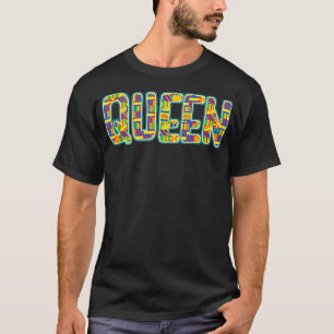 T-shirt Africaine Kente Motif Forte Femmes Noires Jundixiè