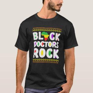 T-shirt African American Black Docteurs Rock Jundixième