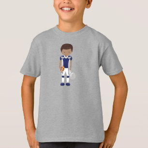 T-shirt African American Boy, Football américain, Rugby