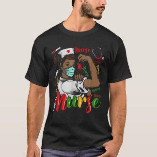 T-shirt African American Nurse Black History Month Pride B
