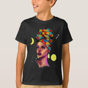 T-shirt African American Pride Black History Mois Autisme