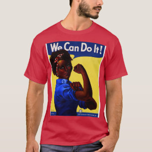 T-shirt African American Rosie le Riveter Nous pouvons le 