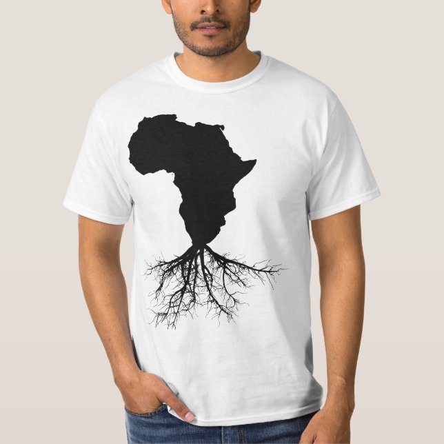 T-shirt African Expat Pan African Continent Map (Devant)
