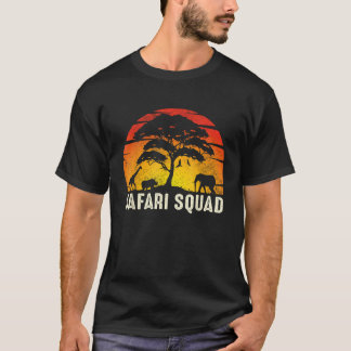 T-shirt African Family Vacances Safari Squad Funny Matchin