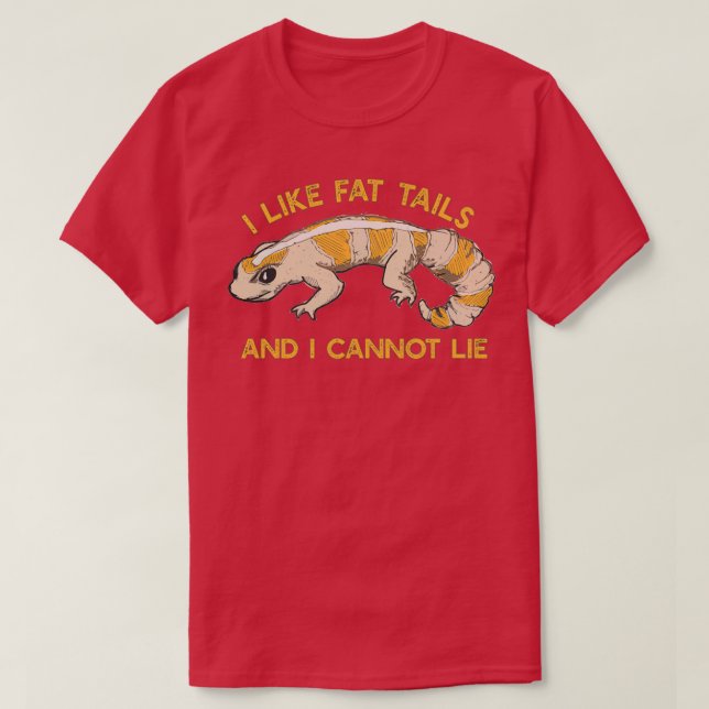 T-shirt African Fat Tailed Gecko  (Design devant)