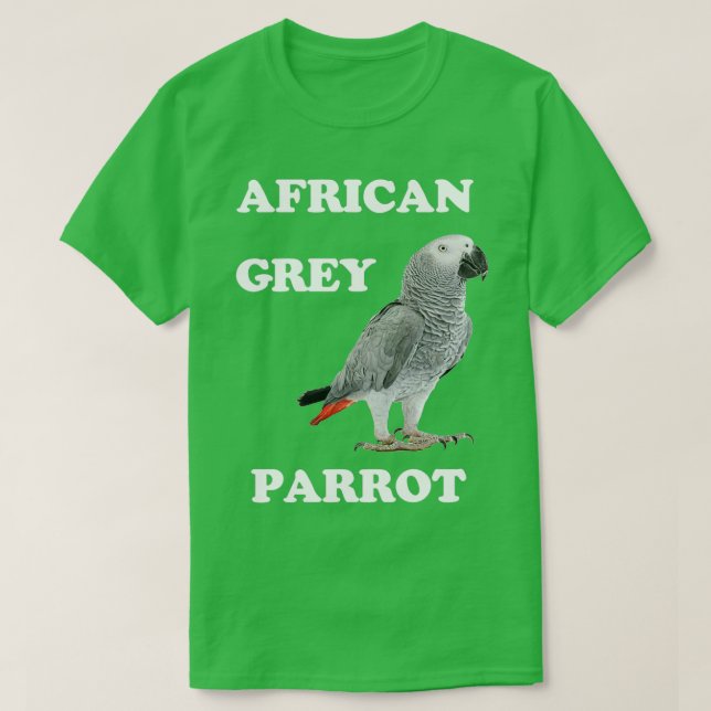 T-shirt African Gray Parrot 15 (Design devant)