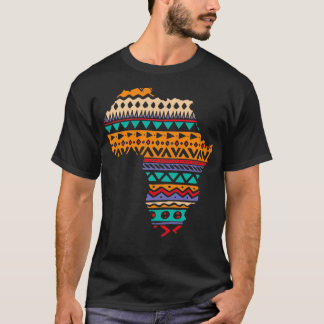 T-shirt African Pride Traditionnelle Dashiki Motif Art Afr