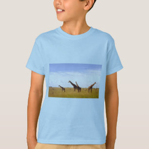 T-shirt African Safari Giraffe Kenya Nairobi National Park