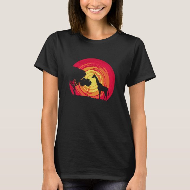 T-shirt African sunset (Devant)