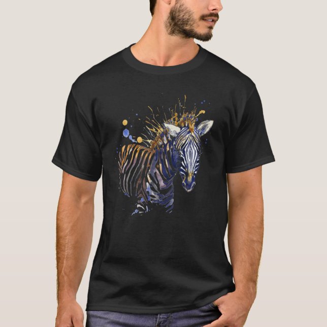T-shirt African Zebra Graphic (Devant)